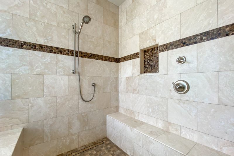 Finished Shower with Elegant Design
